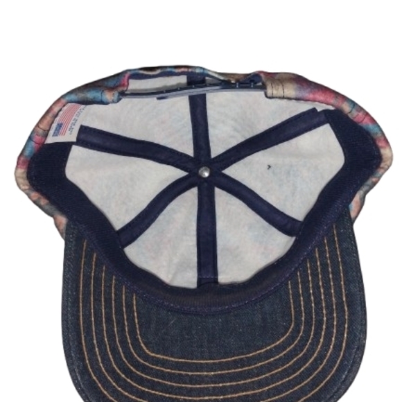 Vintage Carhartt Aztec Blanket Pattern SnapBack Hat Made In USA OSFM - Picture 6 of 9